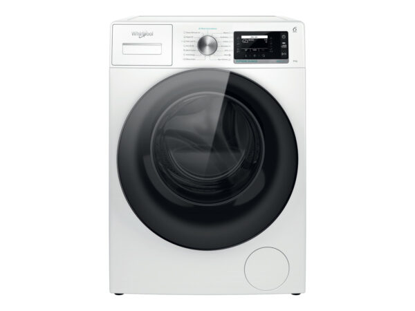 Whirlpool Washing machine | W7X 89 SILENCE EE | Energy efficiency class A | Front loading | Washing capacity 8 kg | 1400 RPM | Depth 61 cm | Width 60 cm | Display | LCD | White - Image 2