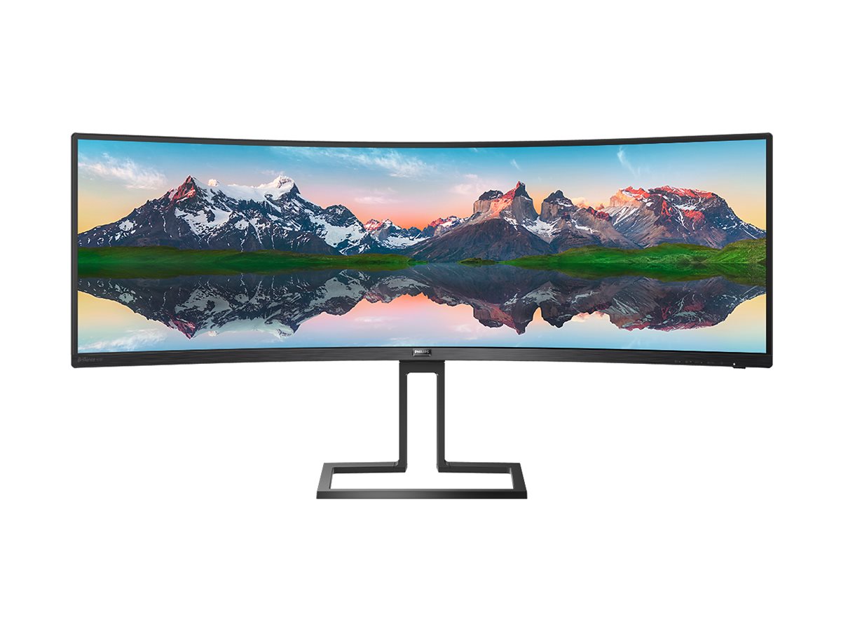 Philips | Curved LCD Display | 498P9/00 | 48.8 " | VA | Dual QHD | 32:9 | 70 Hz | 5 ms | 5120 x 1440 pixels | 450 cd/m² | Headphone out | HDMI ports quantity 2 | Black - Image 4
