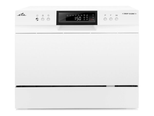 Dishwasher | ETA138490000F | Table | Width 55 cm | Number of place settings 6 | Number of programs 8 | Energy efficiency class F | Display | White - Image 2