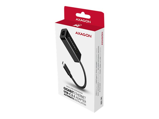 AXAGON ADE-SRC High-speed USB-C 3.1 Gigabit Ethernet 10/100/1000Mbit adapter with automatic installation - Image 14
