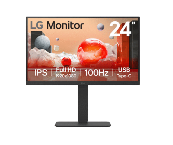 LG 24BA650-B | 23.8 " | IPS | 16:9 | 100 Hz | 5 ms | 1920 x 1080 pixels | 250 cd/m² | HDMI ports quantity 1 | Black