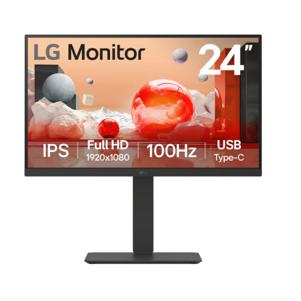 LG | 24BA650-B | 23.8 " | IPS | 16:9 | 100 Hz | 5 ms | 1920 x 1080 pixels | 250 cd/m² | HDMI ports quantity 1 | Black