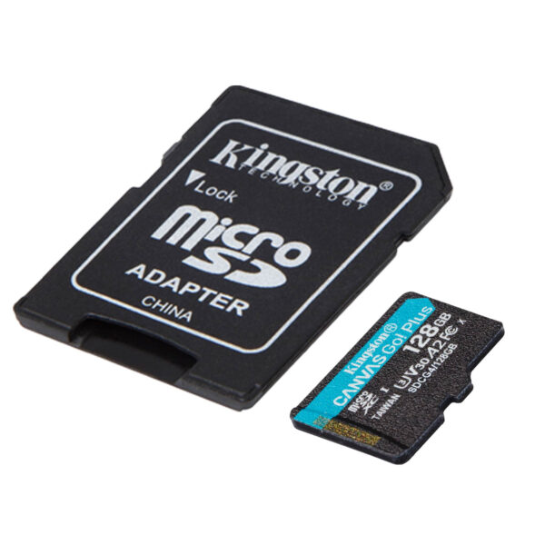 Kingston | Canvas Go! Plus | 128 GB | microSD | Flash memory class Class 10, UHS-I, U3, V30, A2 - Image 3