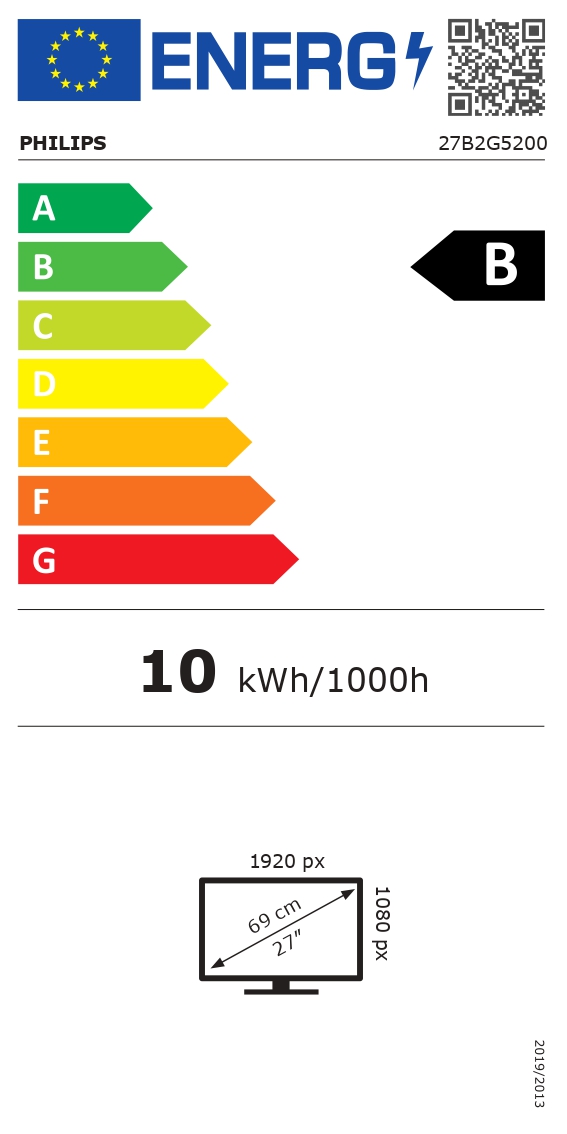 Philips | 27B2G5200/00 | 27 " | IPS | 16:9 | 100 Hz | 4 ms | 1920 x 1080 pixels | 300 cd/m² | HDMI ports quantity 1 - Image 44