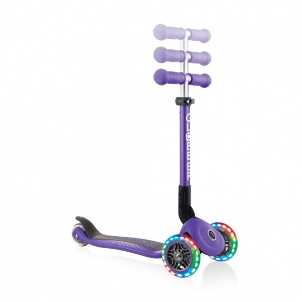Globber | Junior Scooter | Purple | Scooter Junior Foldable Fantasy Lights | 437-103 - Image 2