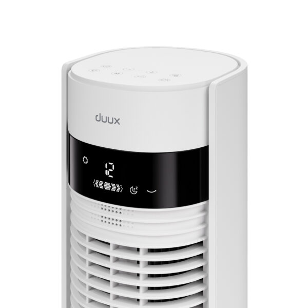 Duux Fan | Elevate | Tower Fan | White | Diameter 29 cm | Number of speeds 12 | Oscillation | 4-40 W - Image 4
