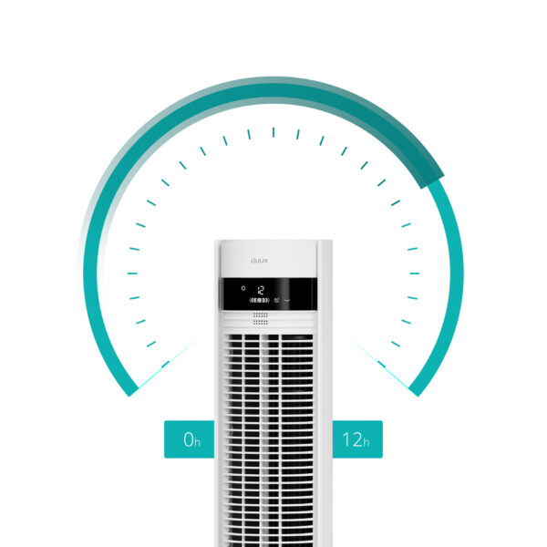 Duux Fan | Elevate | Tower Fan | White | Diameter 29 cm | Number of speeds 12 | Oscillation | 4-40 W - Image 8