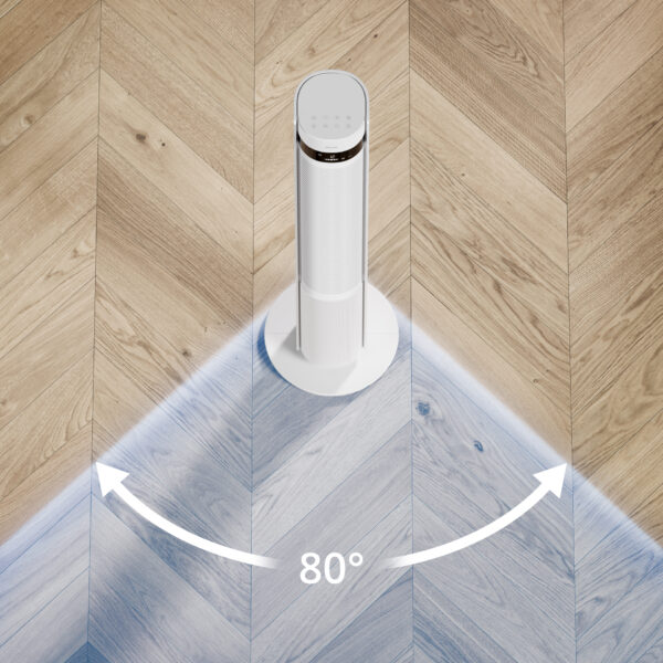 Duux Fan | Elevate | Tower Fan | White | Diameter 29 cm | Number of speeds 12 | Oscillation | 4-40 W - Image 12