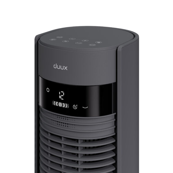 Duux Fan | Elevate | Tower Fan | Gray | Diameter 29 cm | Number of speeds 12 | Oscillation | 4-40 W - Image 4