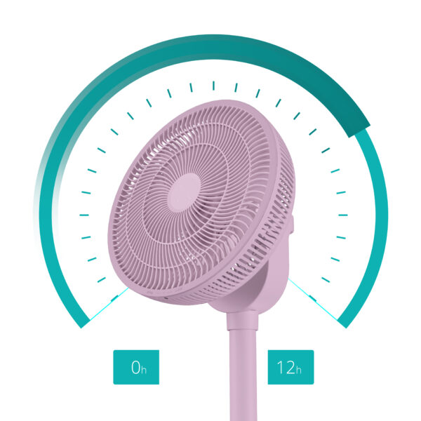 Duux Fan | Whisper Flex 2 | Stand Fan | Levander | Diameter 34 cm | Number of speeds 30 | Oscillation | 2-21.5 W | Remote control - Image 8