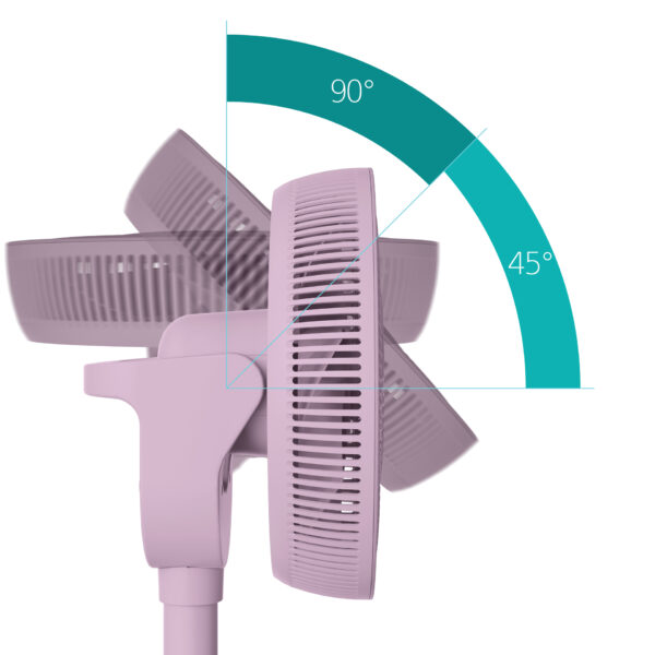 Duux Fan | Whisper Flex 2 | Stand Fan | Levander | Diameter 34 cm | Number of speeds 30 | Oscillation | 2-21.5 W | Remote control - Image 11