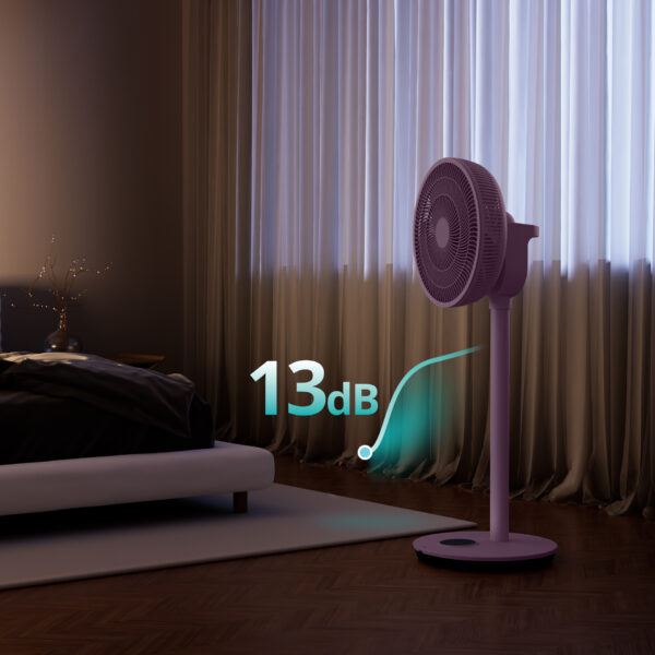 Duux Fan | Whisper Flex 2 | Stand Fan | Levander | Diameter 34 cm | Number of speeds 30 | Oscillation | 2-21.5 W | Remote control - Image 12