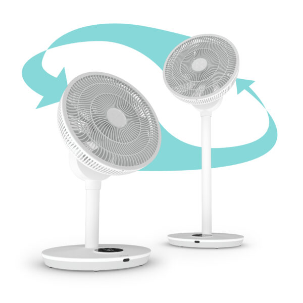 Duux Fan | Whisper Flex 2 | Stand Fan | White | Diameter 34 cm | Number of speeds 30 | Oscillation | 2-21.5 W | Remote control - Image 2