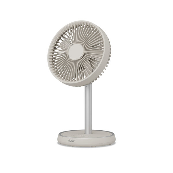Duux Fan | Rize Flex | Stand Fan | Greige | Diameter 21 cm | Number of speeds 4 | Oscillation | 10 W - Image 2