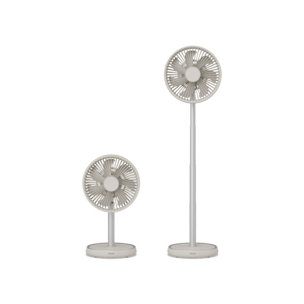 Duux Fan | Rize Flex | Stand Fan | Greige | Diameter 21 cm | Number of speeds 4 | Oscillation | 10 W - Image 3