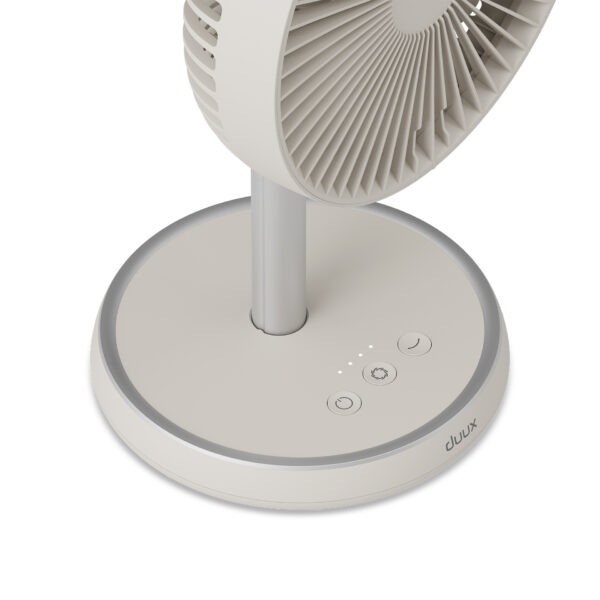 Duux Fan | Rize Flex | Stand Fan | Greige | Diameter 21 cm | Number of speeds 4 | Oscillation | 10 W - Image 6