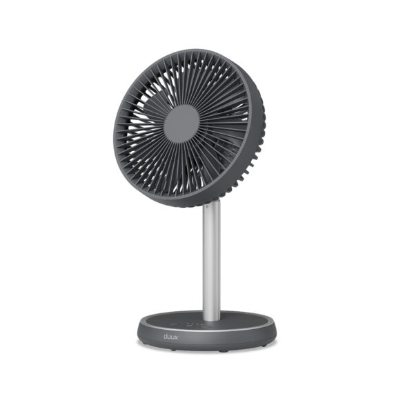 Duux Fan | Rize Flex | Stand Fan | Grey | Diameter 21 cm | Number of speeds 4 | Oscillation | 10 W - Image 2