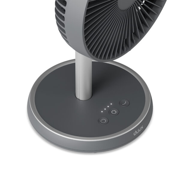 Duux Fan | Rize Flex | Stand Fan | Grey | Diameter 21 cm | Number of speeds 4 | Oscillation | 10 W - Image 6