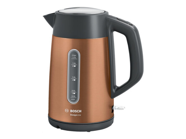 Bosch | Kettle | TWK4P439 | Electric | 2400 W | 1.7 L | Stainless steel | 360° rotational base | Copper - Image 4