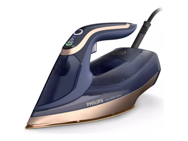 Philips | DST8050/20 Azur | Steam Iron | 3000 W | Water tank capacity 350 ml | Continuous steam 85 g/min | Blue - Image 3