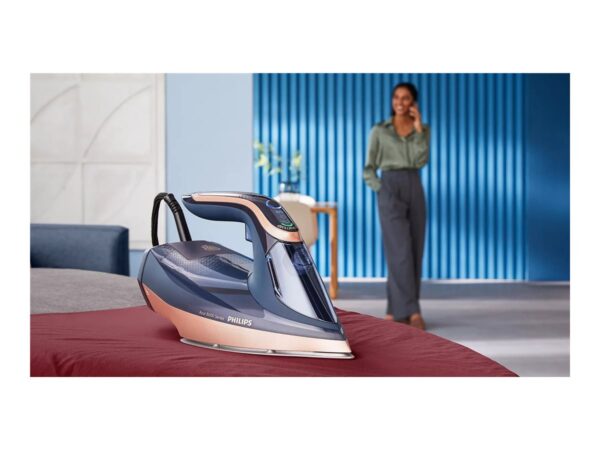 Philips | DST8050/20 Azur | Steam Iron | 3000 W | Water tank capacity 350 ml | Continuous steam 85 g/min | Blue - Image 16