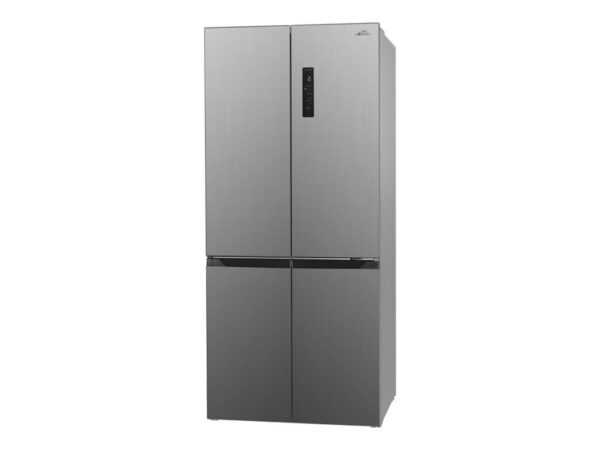 ETA | Refrigerator | ETA139090010DN | Energy efficiency class D | Free standing | Side by Side | Height 180 cm | No Frost system | Fridge net capacity 271 L | Freezer net capacity 150 L | Display | 39 dB | Stainless Steel - Image 2