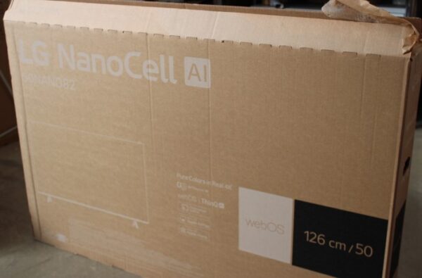 LG | 4K Smart NanoCell TV | 50NANO82T3B | 50" | Smart TV | webOS 24 | Black | DAMAGED PACKAGING - Image 2