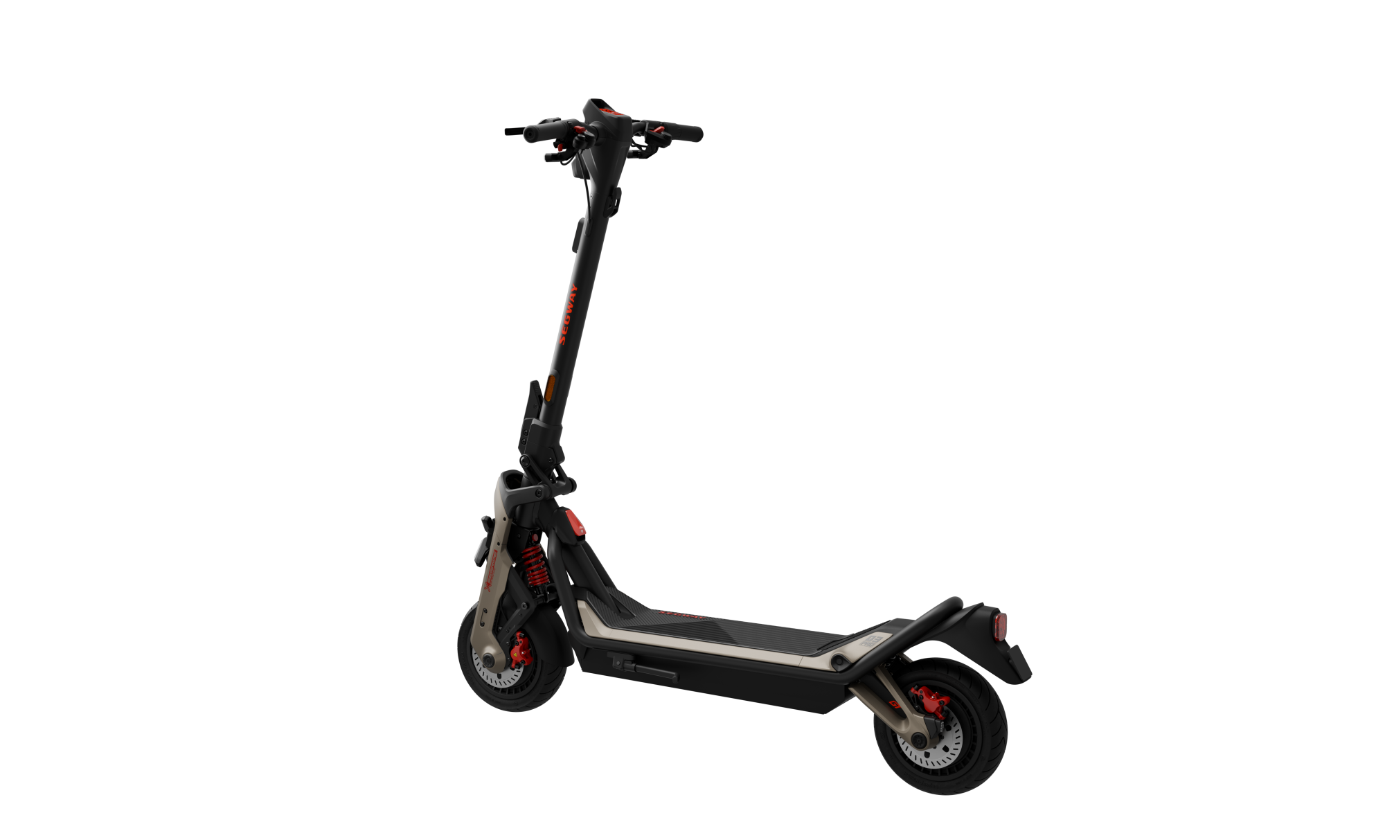 Segway | Superscooter GT3 Pro | Electric Scooter | Max 2 x 3500W W | Up to 80 km/h | 11 " | Black and Gold - Image 5