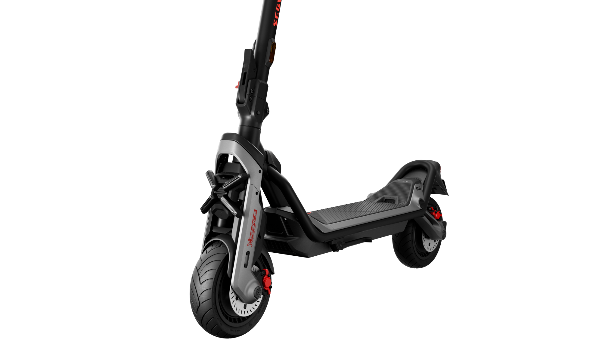 Segway | Superscooter GT3 E | Electric Scooter | Max 2400 W | Up to 25 km/h | 11 " | Black and Grey - Image 6