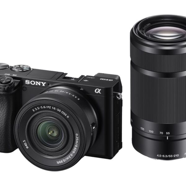 Sony ILCE-6100 Mirrorless Camera + 16-50mm + 55-210mm Lens | Sony