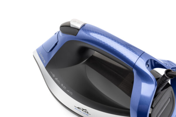 ETA Steam Iron | ETA227690000 Chloe | Steam Iron | 2600 W | Water tank capacity 350 ml | Continuous steam 40 g/min | Silver/Blue - Image 5