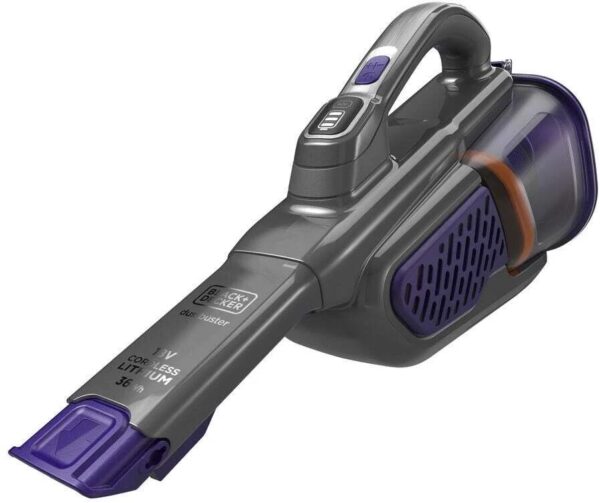 BLACK & DECKER Vacuum Cleaner | BHHV520BFP-QW | Cordless operating | 18 V | Black/Purple - Image 3