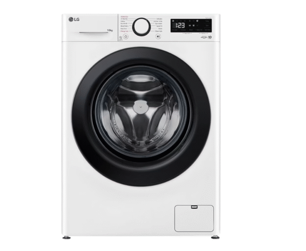 LG Washing Machine | F4WR510SBW | Energy efficiency class A-10% | Front loading | Washing capacity 10 kg | 1400 RPM | Depth 57 cm | Width 60 cm | Display | LED | Steam function | Direct drive | White