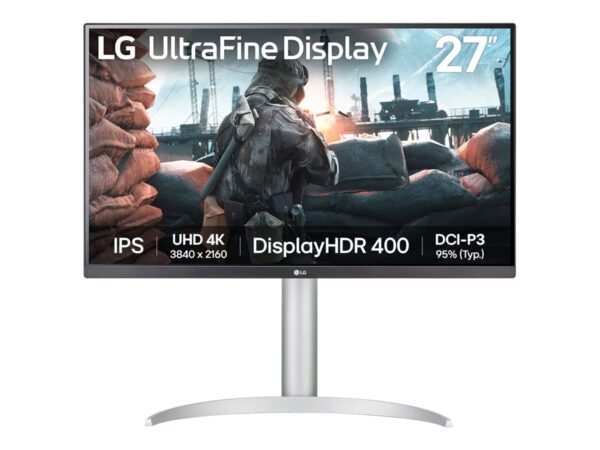 LG 27UP650K-W | 27 " | IPS | UHD | 16:9 | 60 Hz | 5 ms | 3840 x 2160 pixels | 400 cd/m² | HDMI ports quantity 2 - Image 2