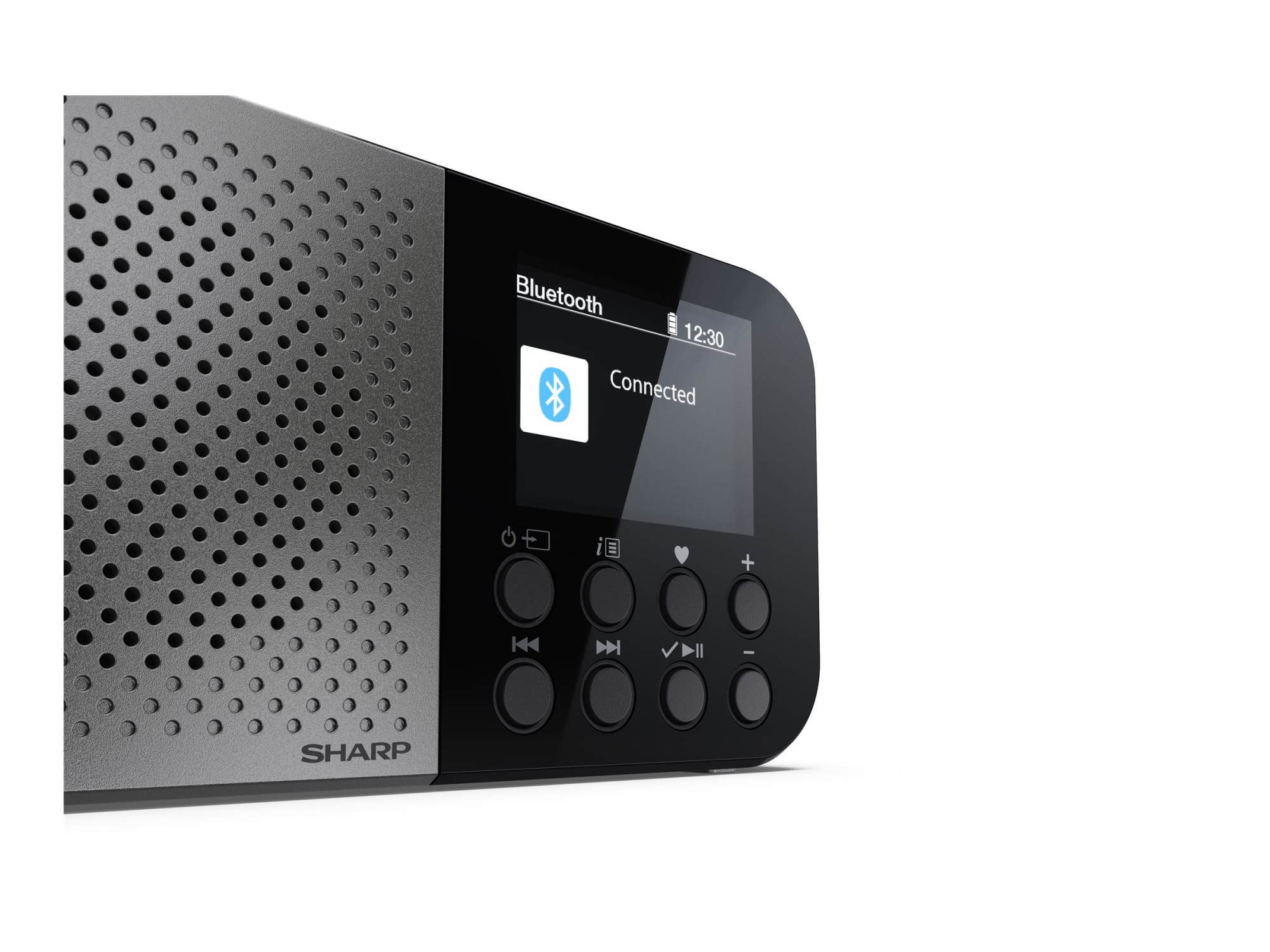 Sharp OSAKA Pocket/Handheld Portable Digital Radio | DR-P520(GY) | Bluetooth - Image 6