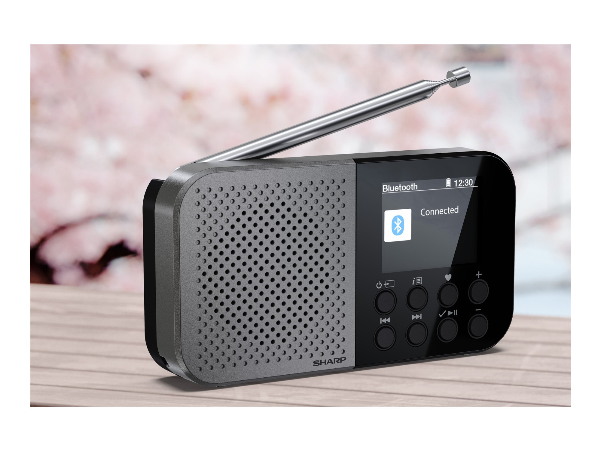 Sharp OSAKA Pocket/Handheld Portable Digital Radio | DR-P520(GY) | Bluetooth - Image 10