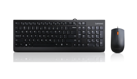 Lenovo | USB Combo Keyboard & Mouse | 300 | Keyboard and Mouse Combo | English | 1.8 m | Black | Wired Via USB