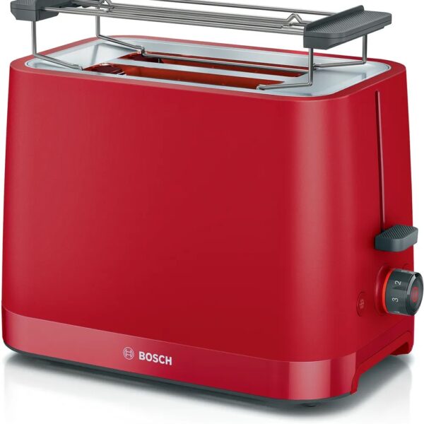 Bosch Compact Toaster | TAT3M124 MyMoment | Number of slots 2 | Housing material Plastic | Red