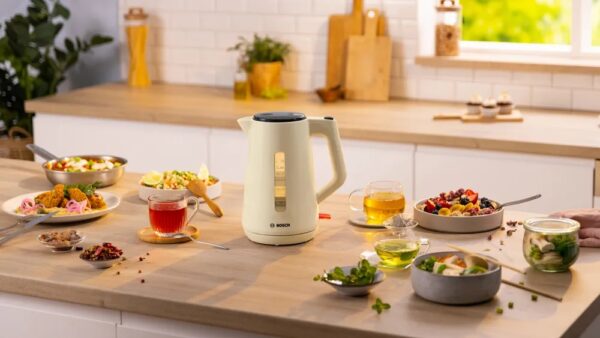 Bosch Kettle | TWK1M127 | Electric | 2400 W | 1.7 L | Plastic | Creamy - Image 2