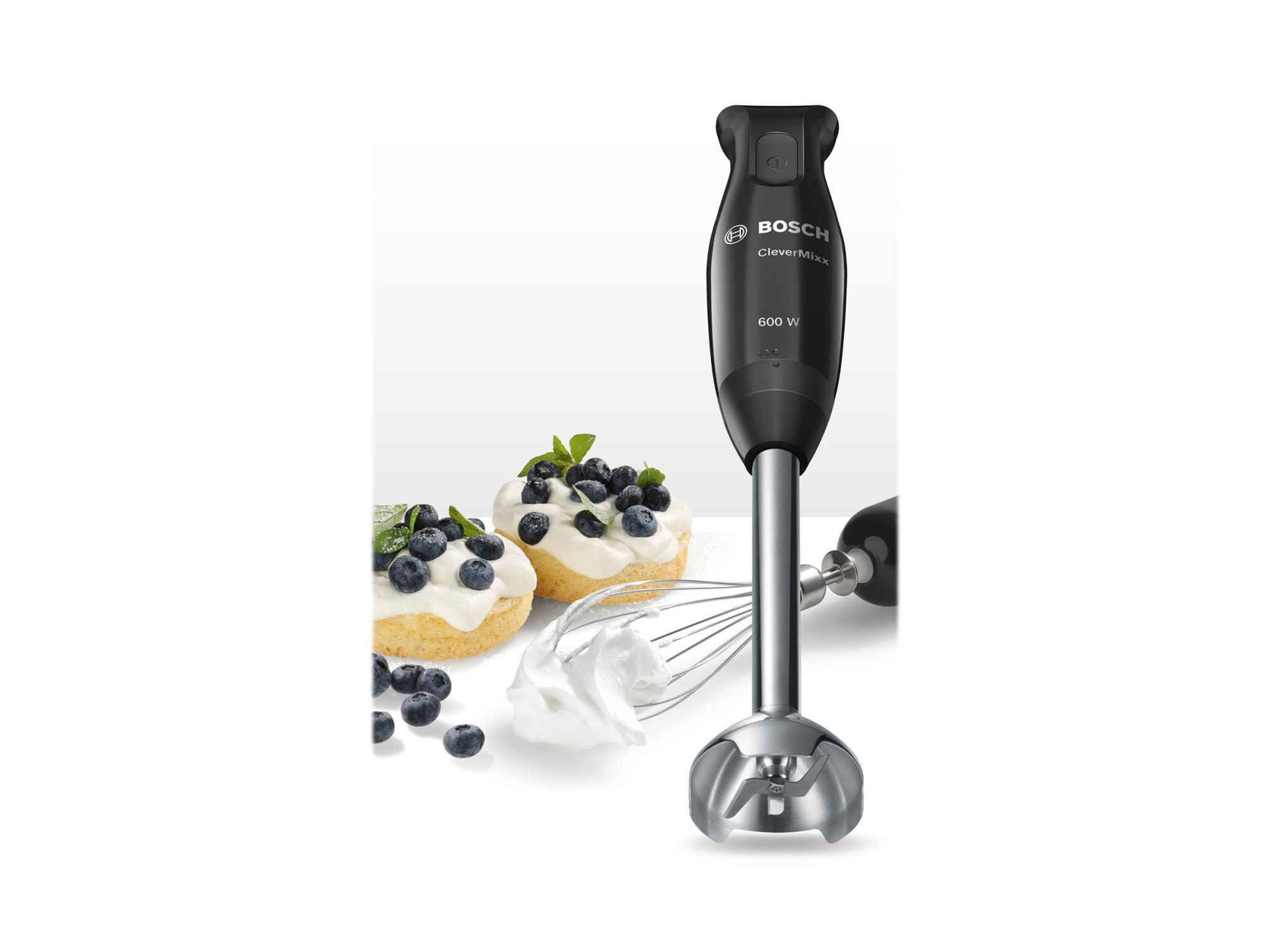 Bosch | Blender | CleverMixx MSM2650B | Hand Blender | 600 W | Jar material Plastic | Chopper | Mini chopper | Black - Image 9