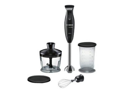 Bosch | Blender | CleverMixx MSM2650B | Hand Blender | 600 W | Jar material Plastic | Chopper | Mini chopper | Black - Image 2