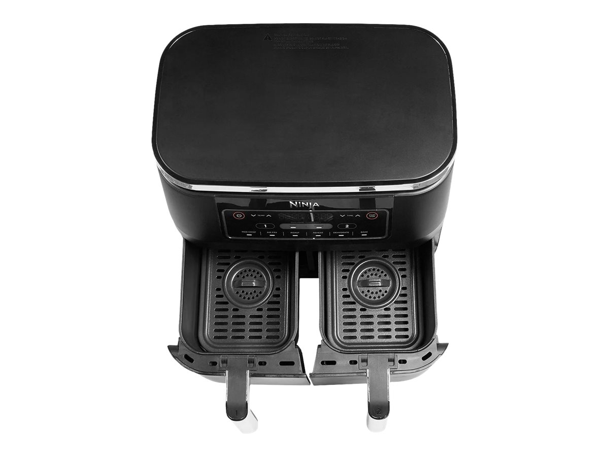 NINJA | Air Fryer | AF300 | Power 1 frying compartment: 1200 W; 2 frying compartments: 2400 W W | Capacity 7.6 L | Black - Image 5