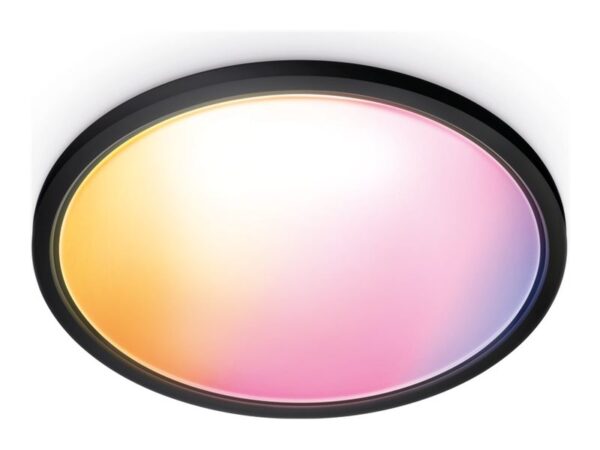 WiZ Smart WiFi SuperSlim Ceiling 545mm, Black | 32 W | 2200-6500 K (RGB) - Image 2
