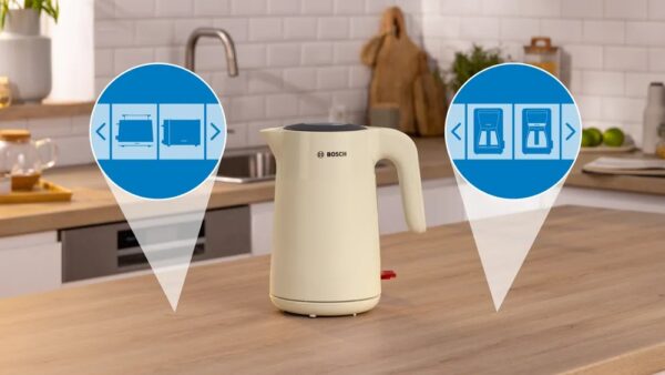 Bosch | Kettle | TWK2M167 MyMoment | Electric | 2400 W | 1.7 L | Plastic | Beige - Image 2