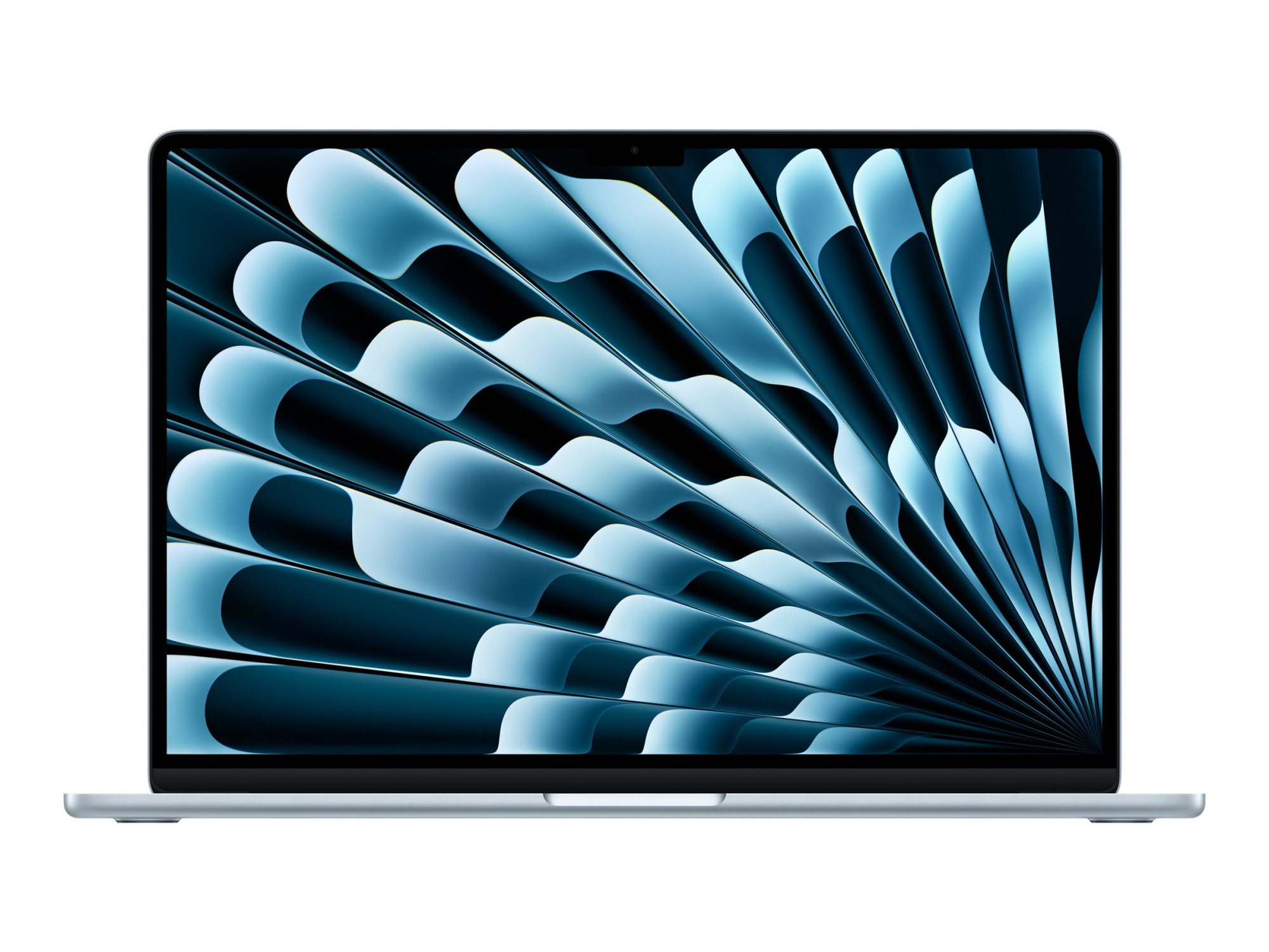 Apple MacBook | Air | Sky Blue | 15 " | IPS | 2880 x 1864 pixels | Apple M4 | 16 GB | Solid-state drive capacity 256 GB | Apple M4 chip 10-core CPU/10-core GPU | macOS | 802.11ax | Bluetooth version 5.0 | Keyboard language Swedish | Keyboard backlit | Warranty 12 month(s) - Image 2