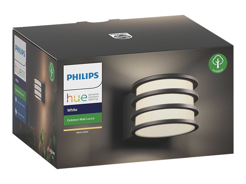 Philips Hue Lucca Wall Lantern | E27 | 9 W | Warm white - Image 6