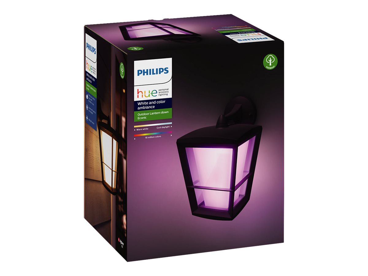 Philips Hue WCA Econic Outdoor Wall Lantern | 15 W | 2000-6500 Hue White Colour Ambiance - Image 6