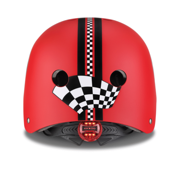 Globber Helmet Elite Lights, XS/S (48-53cm) | 507-102 | Red - Image 4