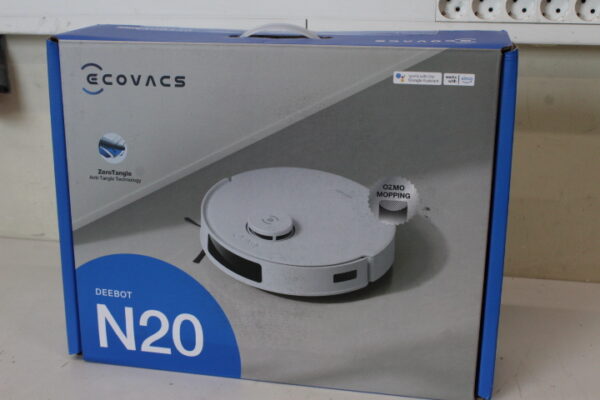 Ecovacs | Floor Cleaning Robot | DEEBOT N20 | Wet&Dry | Operating time (max) 300 min | 5200 mAh | Dust capacity 0.4 L | 8000 Pa | White | USED,DIRTY