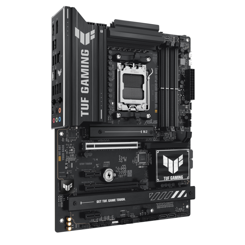 Asus TUF GAMING B850-PLUS WIFI | Processor family AMD | Processor socket AM5 | DDR5 DIMM | Number of SATA connectors 4 - Image 3